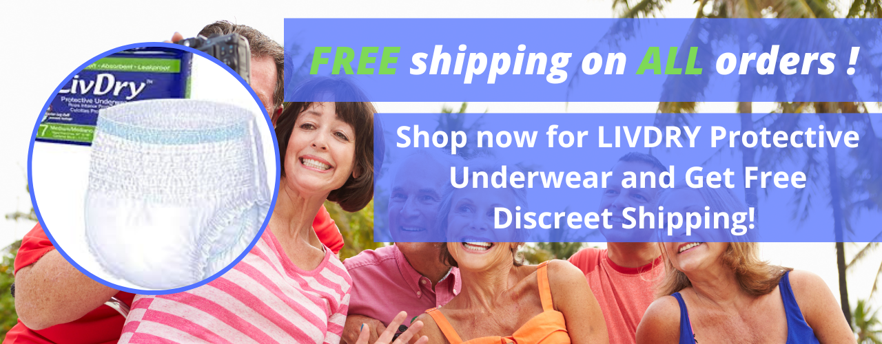 LivDry Premium Adult Incontinence Products Free Shipping LivDry Premium Adult Incontinence Products Free Shipping